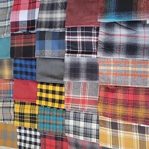 Colorful Plaid Fabric Collection